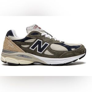 New Balance 990v3 suede and mesh trainers